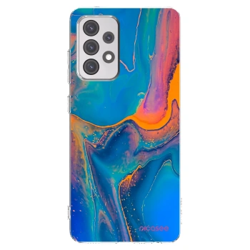 Picasee silikonový průhledný obal pro Samsung Galaxy A52 5G A525F - Rainbow