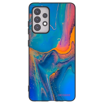 Picasee silikonový černý obal pro Samsung Galaxy A52 5G A525F - Rainbow
