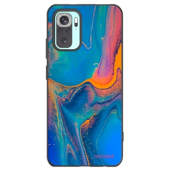 Picasee silikonový černý obal pro Xiaomi Redmi Note 10 Pro - Rainbow