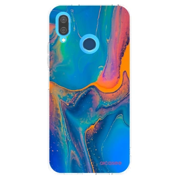 Picasee silikonový průhledný obal pro Huawei P20 Lite - Rainbow