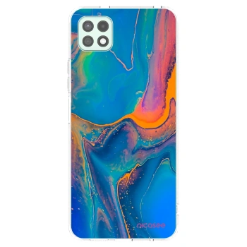Picasee silikonový průhledný obal pro Samsung Galaxy A22 A226B 5G - Rainbow