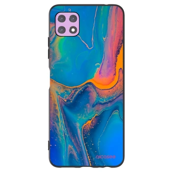 Picasee silikonový černý obal pro Samsung Galaxy A22 A226B 5G - Rainbow