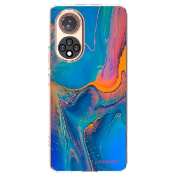 Picasee silikonový průhledný obal pro Honor 50 5G - Rainbow