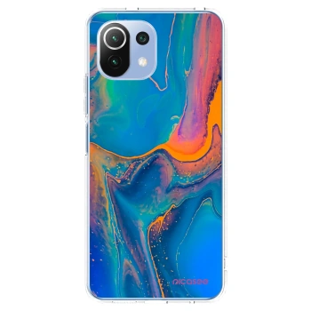 Picasee silikonový průhledný obal pro Xiaomi 11 Lite 5G NE - Rainbow