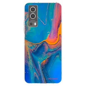 Picasee silikonový průhledný obal pro Vivo Y72 5G - Rainbow
