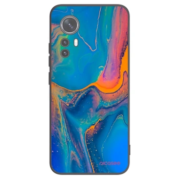 Picasee silikonový černý obal pro Xiaomi 12 - Rainbow