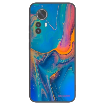 Picasee silikonový černý obal pro Xiaomi 12 Pro - Rainbow