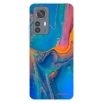 Picasee silikonový průhledný obal pro Xiaomi 12 Pro - Rainbow