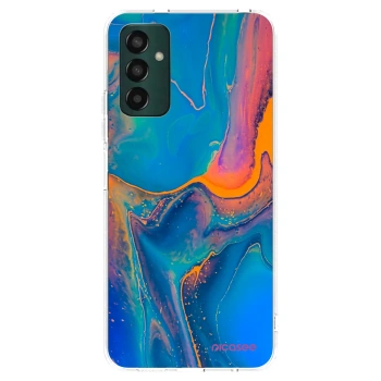 Picasee silikonový průhledný obal pro Samsung Galaxy M13 M135F - Rainbow