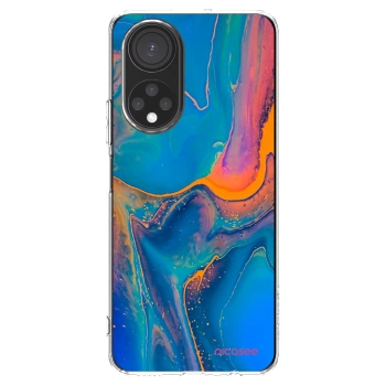 Picasee silikonový průhledný obal pro Honor X7 - Rainbow