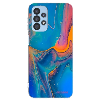 Picasee silikonový průhledný obal pro Samsung Galaxy A23 A235F 4G - Rainbow