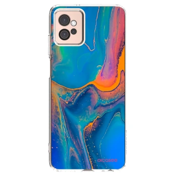 Picasee silikonový průhledný obal pro Motorola Moto G32 - Rainbow