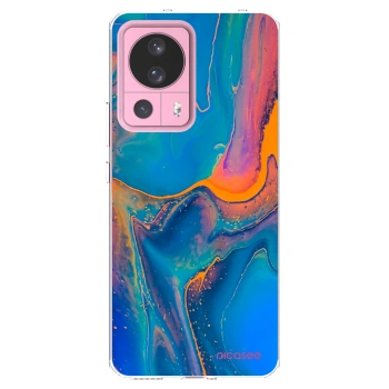 Picasee silikonový průhledný obal pro Xiaomi 13 Lite - Rainbow