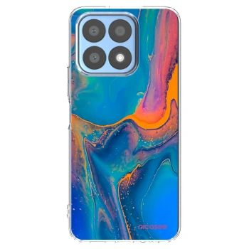 Picasee silikonový průhledný obal pro Honor X8a - Rainbow