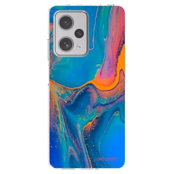 Picasee silikonový průhledný obal pro Xiaomi Redmi Note 12 Pro+ 5G - Rainbow