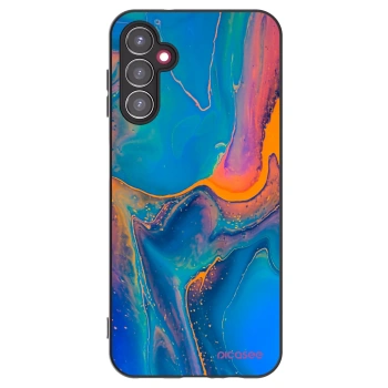 Picasee silikonový černý obal pro Samsung Galaxy A14 4G A145R - Rainbow
