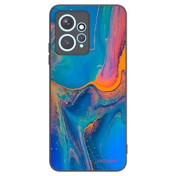 Picasee silikonový černý obal pro Xiaomi Redmi Note 12 4G - Rainbow