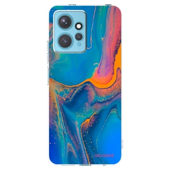 Picasee silikonový průhledný obal pro Xiaomi Redmi Note 12 4G - Rainbow