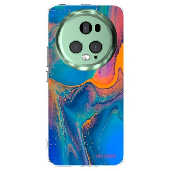 Picasee silikonový průhledný obal pro Honor Magic5 Pro - Rainbow