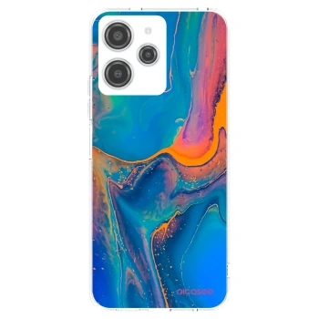 Picasee silikonový průhledný obal pro Xiaomi Redmi 12 4G - Rainbow