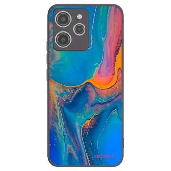 Picasee silikonový černý obal pro Xiaomi Redmi 12 4G - Rainbow