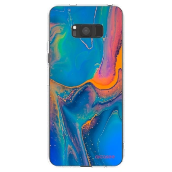 Picasee silikonový průhledný obal pro Samsung Galaxy S8 G950F - Rainbow