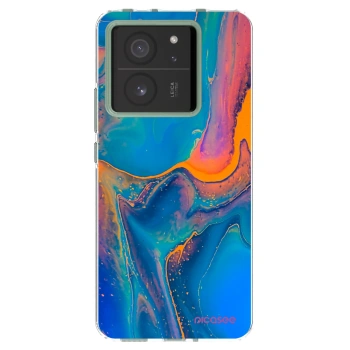 Picasee silikonový průhledný obal pro Xiaomi 13T - Rainbow