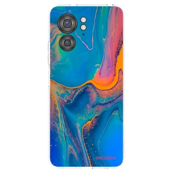 Picasee silikonový průhledný obal pro Motorola Edge 40 - Rainbow