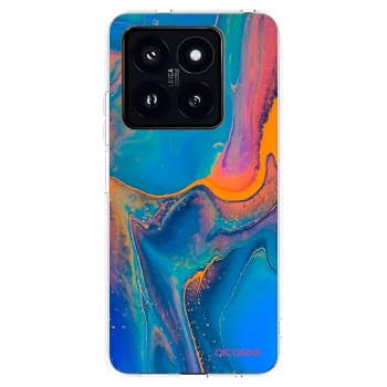 Picasee silikonový průhledný obal pro Xiaomi 14 Pro - Rainbow