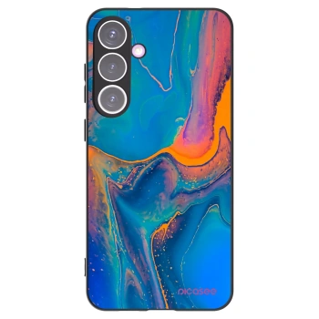 Picasee silikonový černý obal pro Samsung Galaxy S24+ S926B 5G - Rainbow