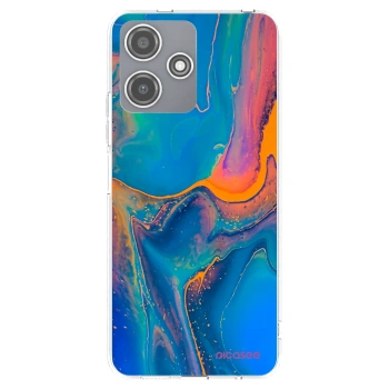 Picasee silikonový průhledný obal pro Xiaomi Redmi 12 5G - Rainbow