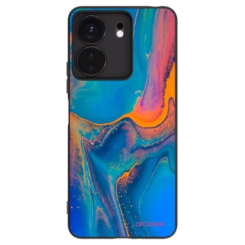 Picasee silikonový černý obal pro Xiaomi Redmi 13C 4G - Rainbow