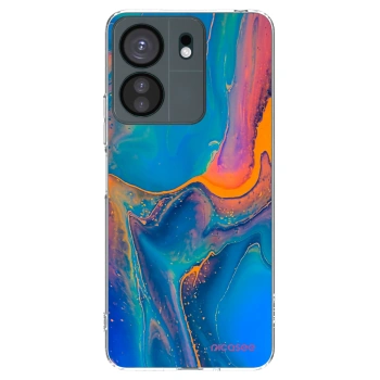 Picasee silikonový průhledný obal pro Xiaomi Redmi 13C 4G - Rainbow