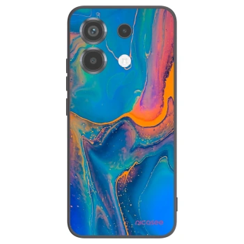 Picasee silikonový černý obal pro Xiaomi Poco X6 - Rainbow