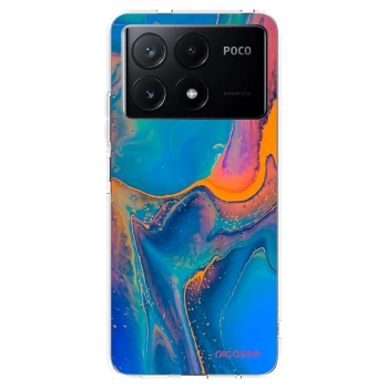 Picasee silikonový průhledný obal pro Xiaomi Poco X6 Pro - Rainbow