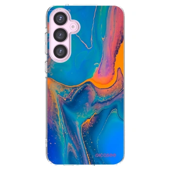 Picasee silikonový průhledný obal pro Samsung Galaxy A55 5G A556B - Rainbow