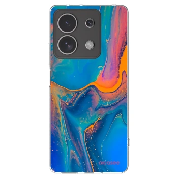 Picasee silikonový průhledný obal pro Xiaomi Redmi Note 13 4G - Rainbow