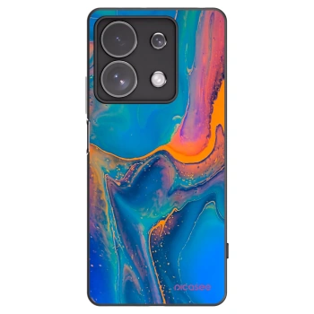 Picasee silikonový černý obal pro Xiaomi Redmi Note 13 Pro 4G - Rainbow