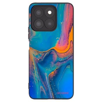 Picasee silikonový černý obal pro Honor X8b - Rainbow
