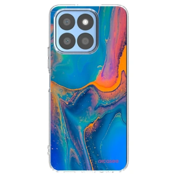 Picasee silikonový průhledný obal pro Honor X8b - Rainbow