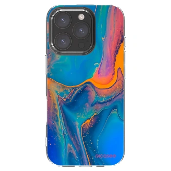 Picasee silikonový průhledný obal pro Apple iPhone 16 Pro - Rainbow