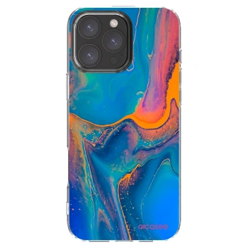 Picasee silikonový průhledný obal pro Apple iPhone 16 Pro Max - Rainbow
