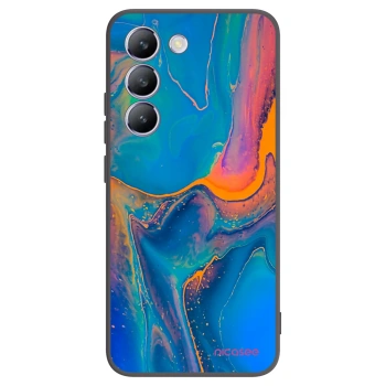Picasee silikonový černý obal pro Vivo V40 SE 5G - Rainbow