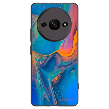 Picasee silikonový černý obal pro Xiaomi Redmi A3 - Rainbow