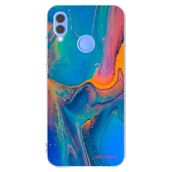 Picasee silikonový průhledný obal pro Honor 10 Lite - Rainbow