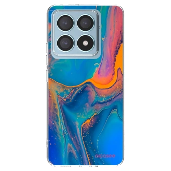 Picasee silikonový průhledný obal pro Xiaomi 14T Pro - Rainbow