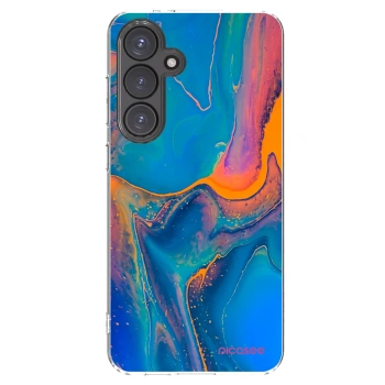 Picasee silikonový průhledný obal pro Samsung Galaxy S24 FE S721B - Rainbow