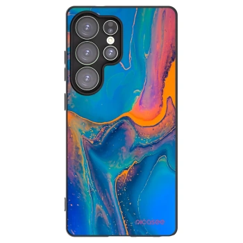 Picasee silikonový černý obal pro Samsung Galaxy S25 Ultra 5G - Rainbow