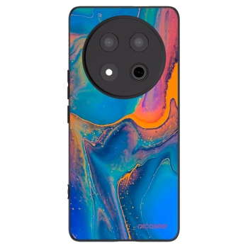 Picasee silikonový černý obal pro Honor Magic7 Lite 5G - Rainbow