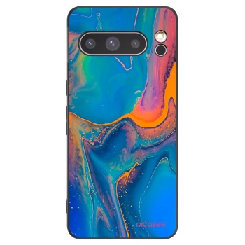 Picasee silikonový černý obal pro Google Pixel 8 Pro - Rainbow